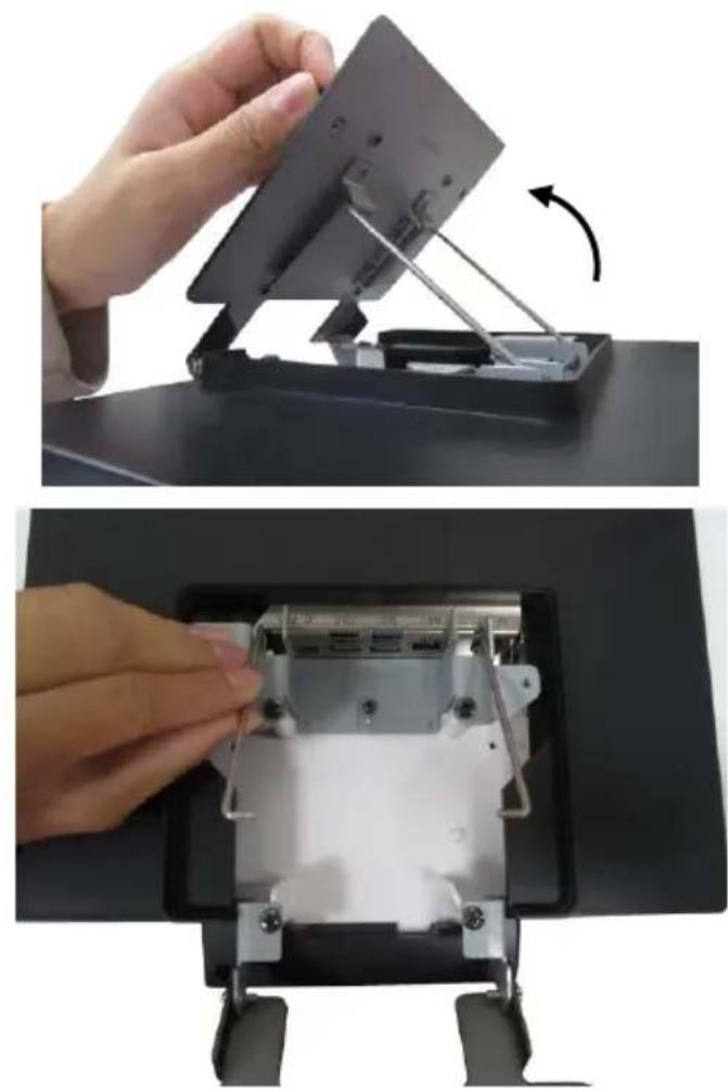 Posiflex RT-6015Q-G2 - Installing Power Adapter and Cables for RT-6xxxQ-G2 - 2
