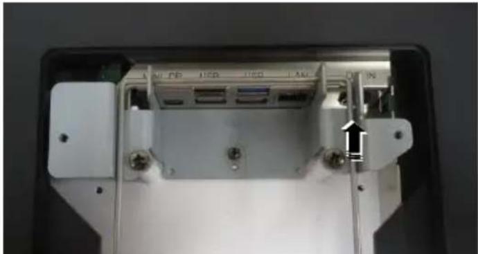 Posiflex RT-6015Q-G2 - Installing Power Adapter and Cables for RT-6xxxQ-G2 - 3