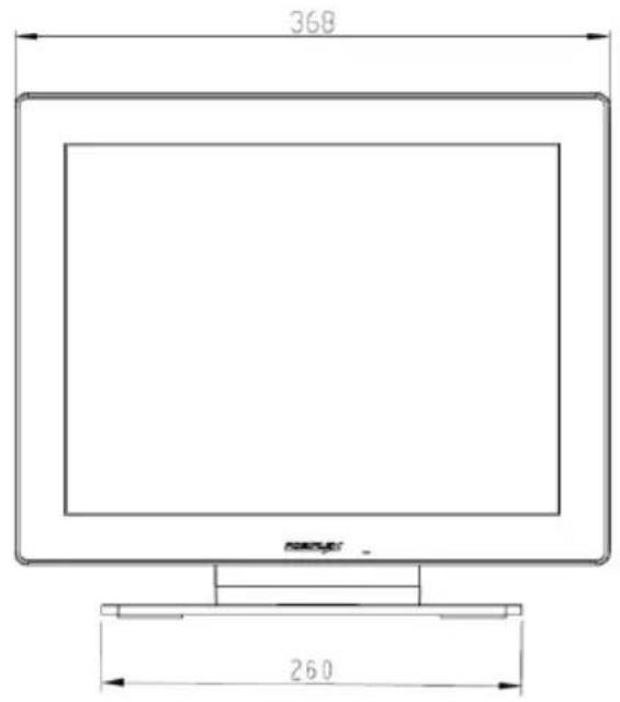 Posiflex RT-6015Q-G2 - Outline Dimension - 1