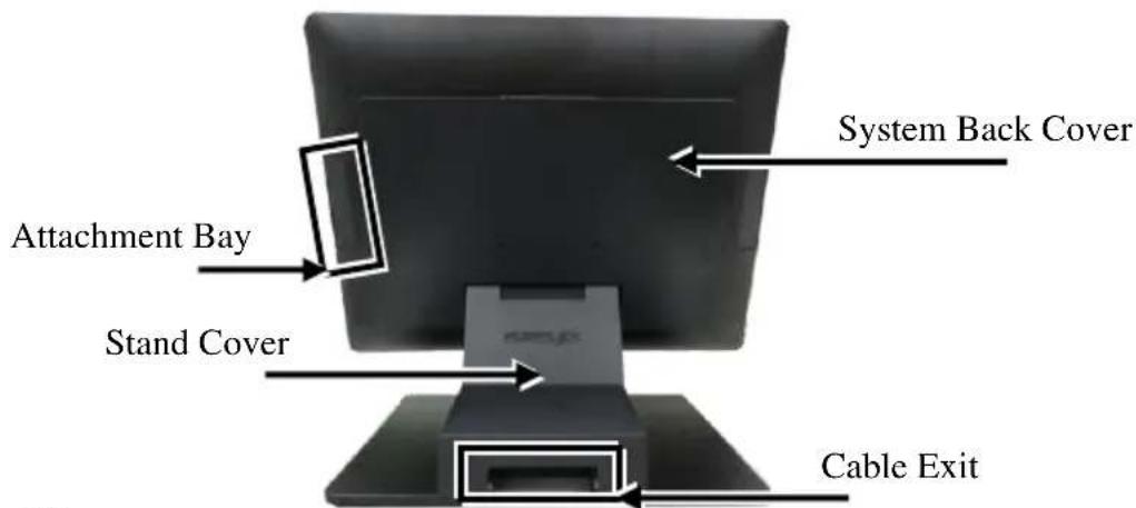 Posiflex RT-6015Q-G2 - Rear View - 1