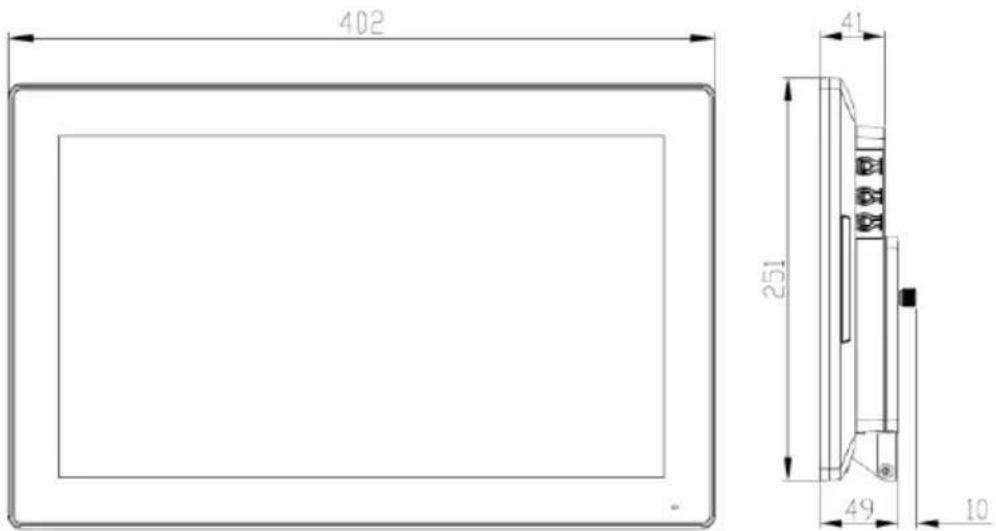 Posiflex RT-6015Q-G2 - Outline Dimension - 6