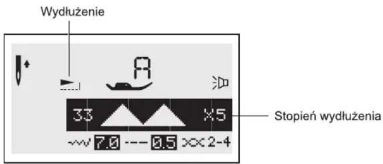 Wydłużenie 33 ×5 Stopień wydłużenia ~~7.0 --- 0.5 ××2-4