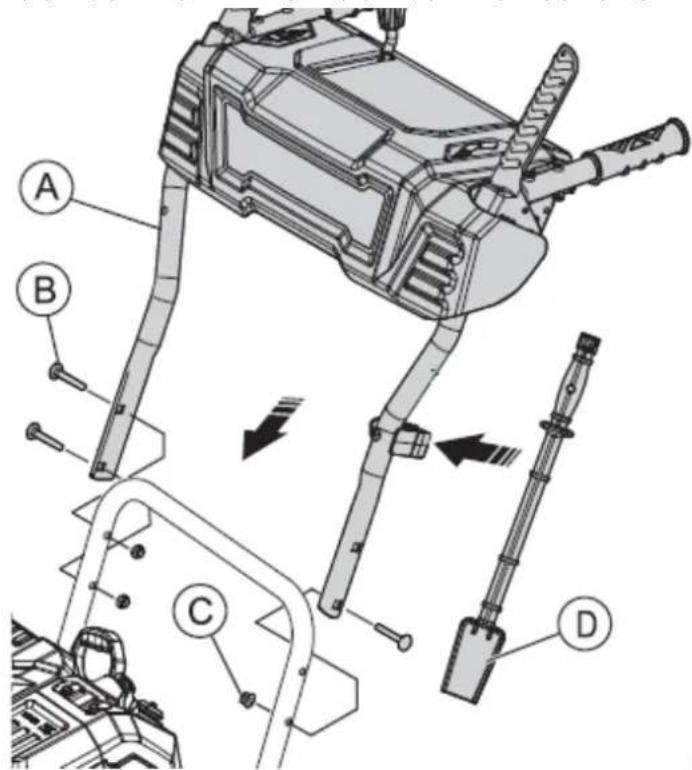 Handy Prime RO61R210E - Montaż uchwytu odśnieżarki - 2