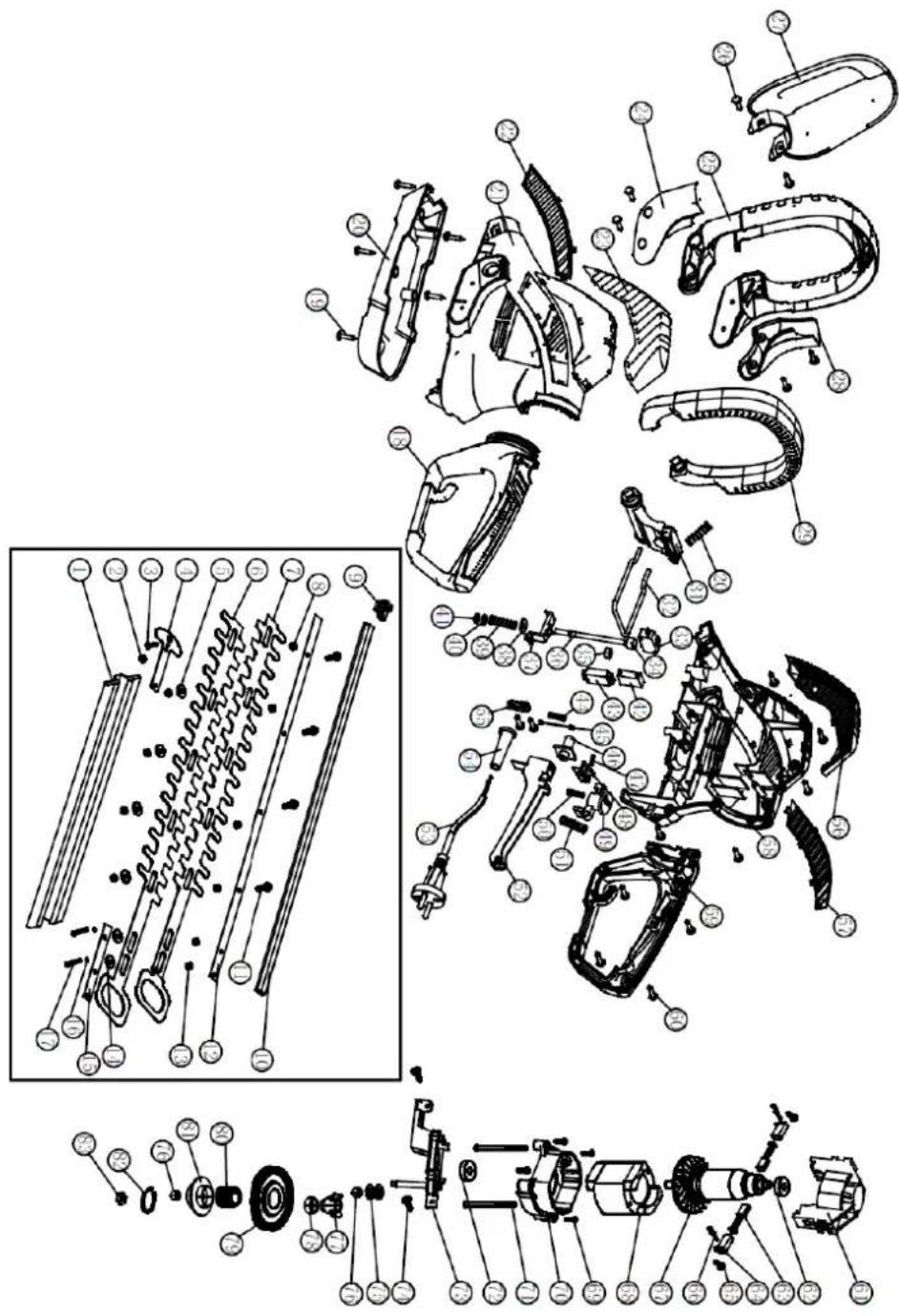 Faworyt EN750R - Rysunek złożeniowy - 1