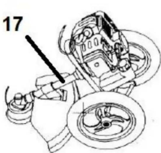 Handy TMK52K - Montaż dolnej rury kosy - 1