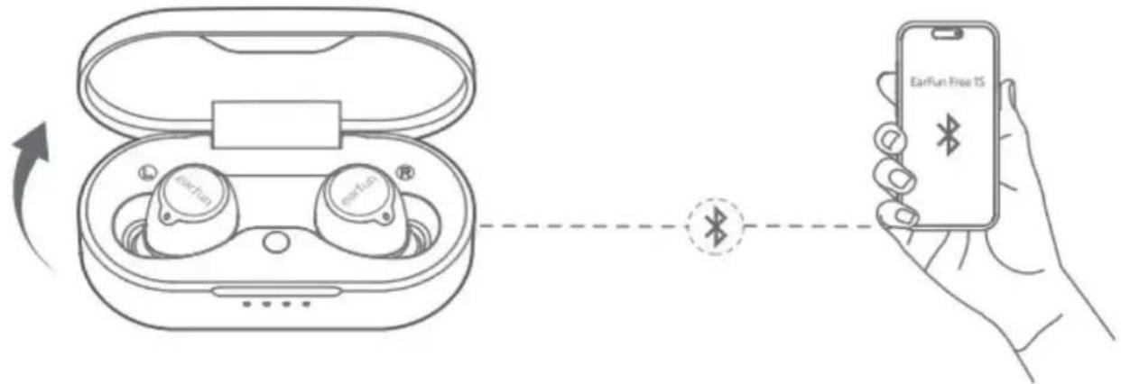 EarFun Free 1S - Parowanie słuchawek dousznych - 2