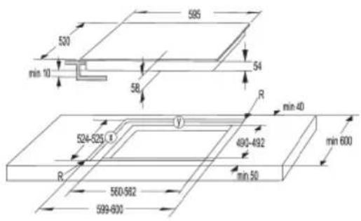 GORENJE GI8421SYB - Montażpowierzchniowywblaciekuchennym - 2