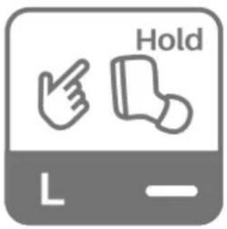 Hold L -