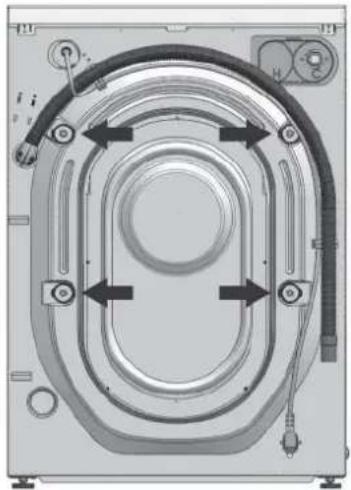 Freggia WID1480 - REMOVAL OF TRANSPORTATION LOCKING SCREWS - 1