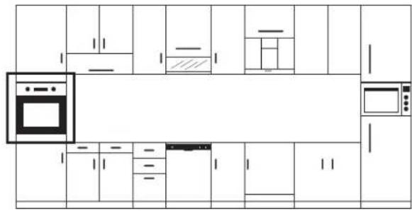 Freggia OESB67 - INSTALLATION IN AN ELEVATED CABINET - 1