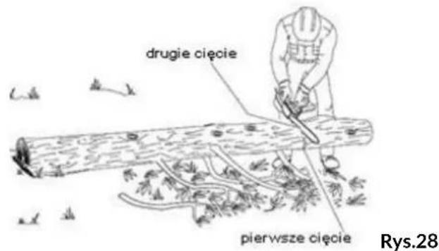 drugie cięcie pierwsze cięcie Rys.28