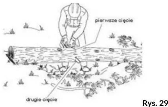 pierwsze cięcie drugie cięcie Rys. 29
