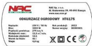 NAC HT6172 - Instrukcja Obsługi - 7
