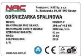 NAC KCM624-F - Spis treści - 4