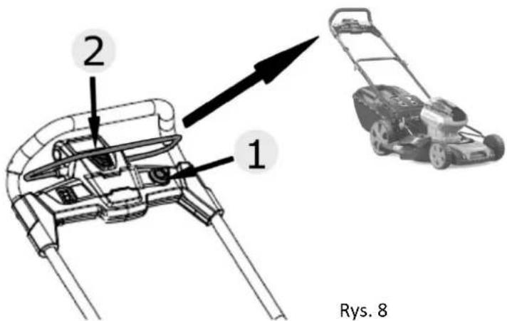 NAC LB40-45-B60-NG - Uruchomienie kosiarki - 2
