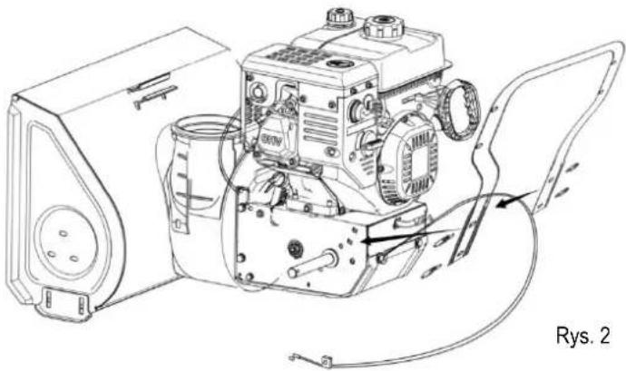 NAC STP196L-61-E-K - Montaż dolnego uchwytu - 1