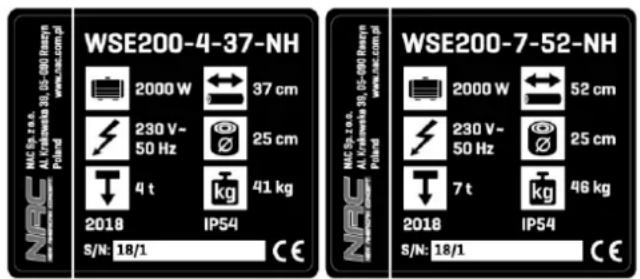 NAC WSE200-4-37-NH - 4