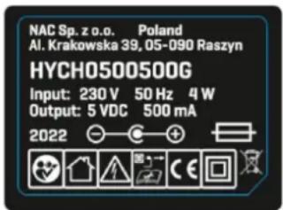 NAC BA-4526 - Inne oznaczenia na maszynie - 2