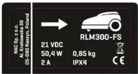 NAC RLM300-FS - Inne piktogramy - 2