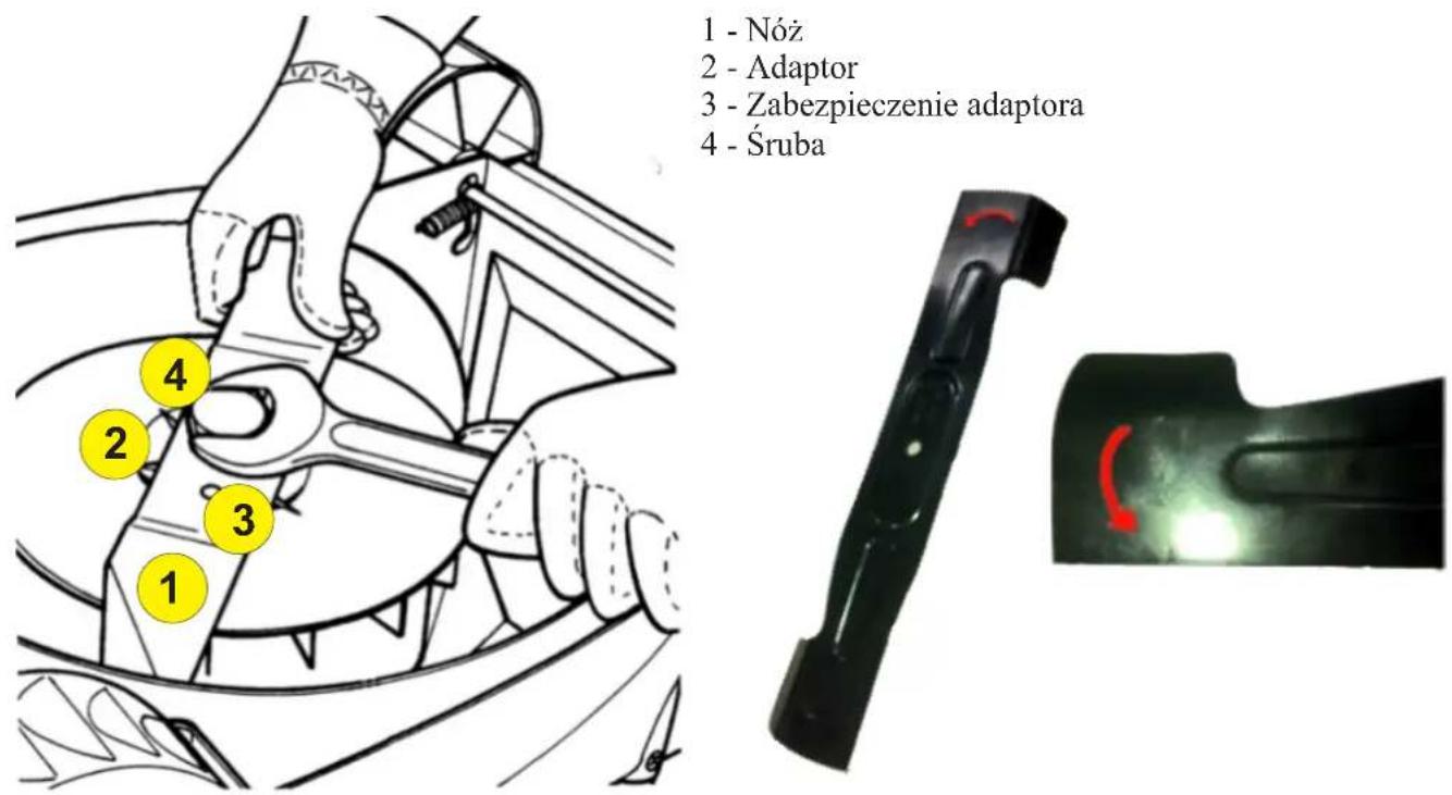NAC YT5110 - Demontaż noża - 1