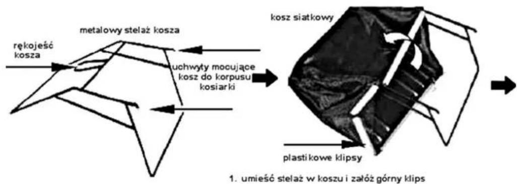 NAC LP50-475-HS - Montaż kosza na trawę - 1