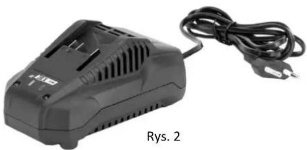NAC OS-125-LI-20V - Ładowanie akumulatora - 5