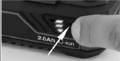 NAC RS-20-LI-20V - Stan naładowania akumulatora - 1