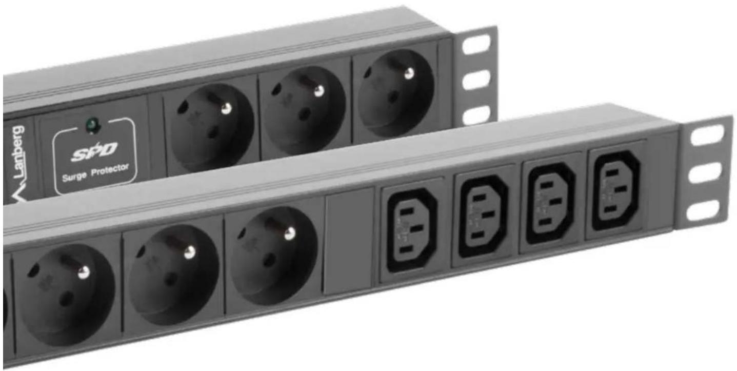 Lanberg PDU-04E04I-0200-IEC-BK - 1