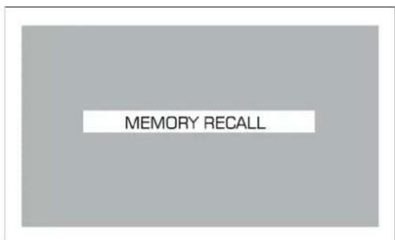 Advantech FPM-7151W-P3AE - A.2.10 Memory Recall Menu - 2