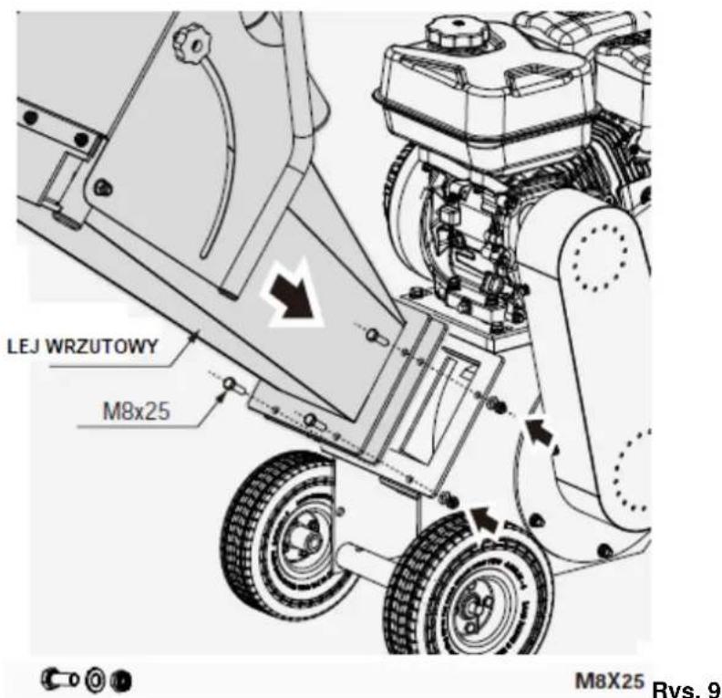 LEJ WRZUTOWY M8x25 M8X25 Rvs. 9