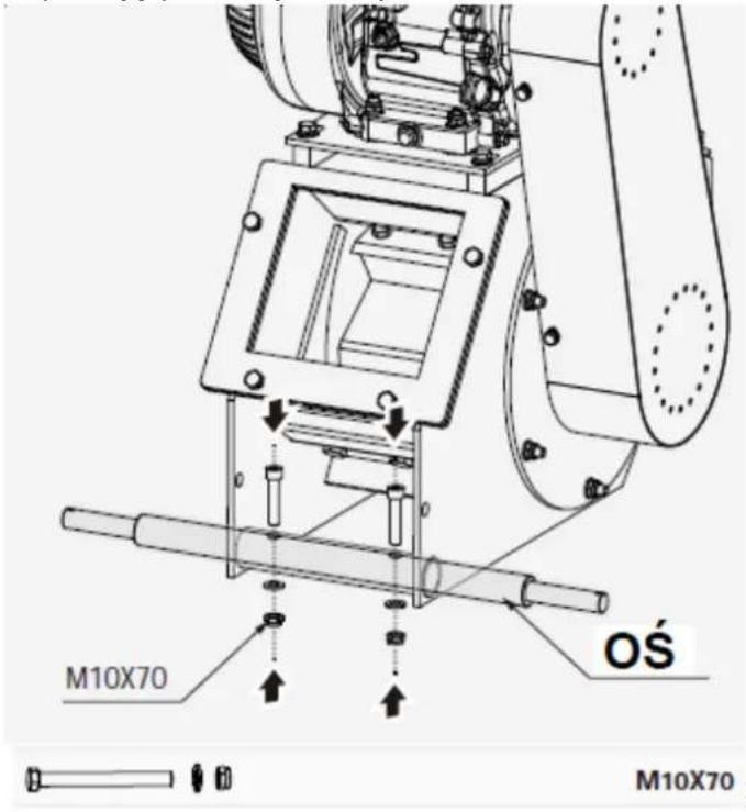 M10X70 OŚ M10X70