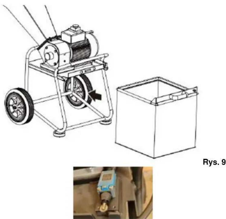 Faworyt Pro BSE50 I - Montaż worka na rozdrobniony materiał - 1
