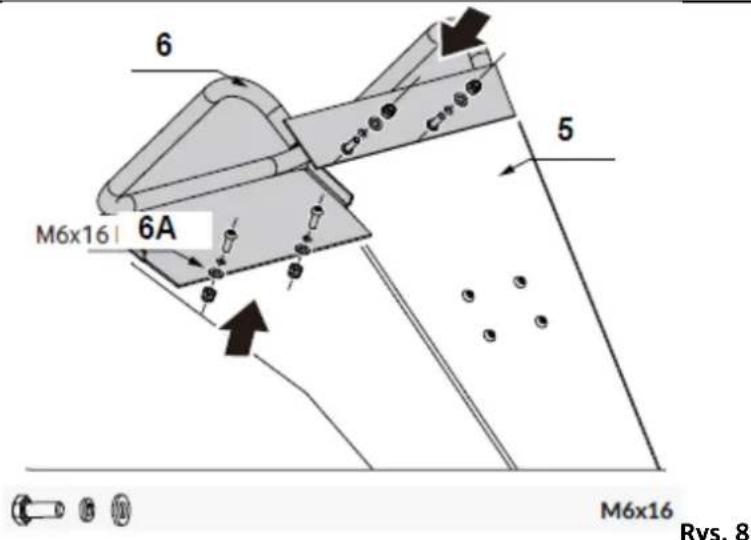 6 M6x16 | 6A 5 C=4+0 C=4+0 M6x16 Rvs. 8