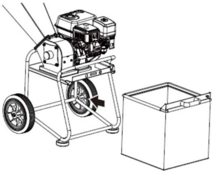 Faworyt Pro BSP50 B - Montaż worka na rozdrobniony materiał - 1
