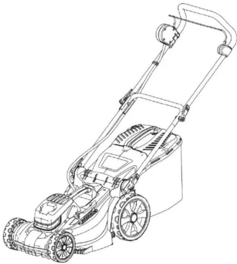 Greenso UAO012 - Kosiarka akumulatorowa Greenso 37 cm 2x20V - 1