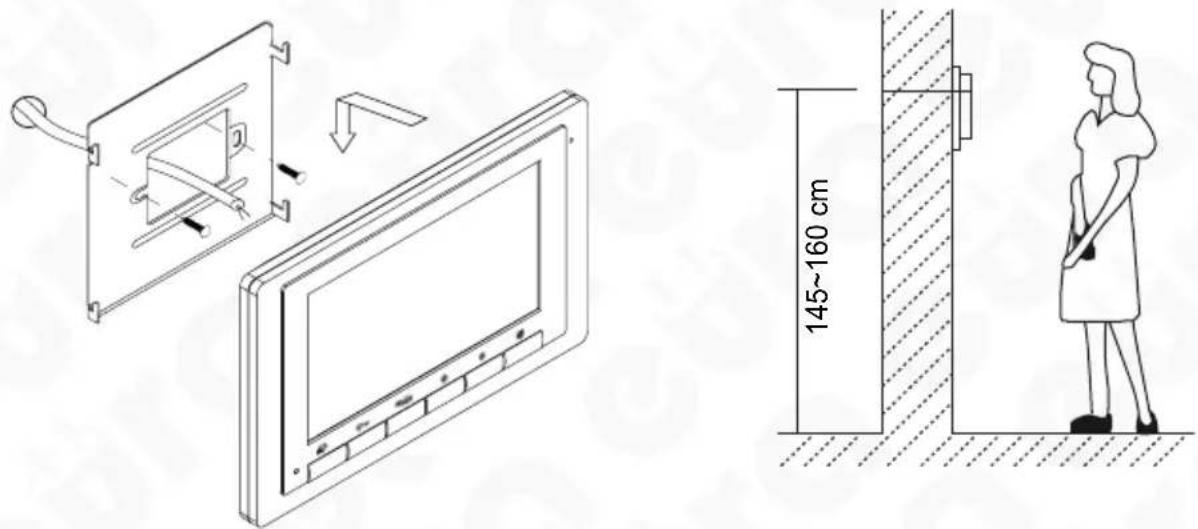 Eura VDP-60A5B - INSTALACJA MONITORA - 1