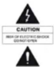 CAUTION ISSR OF ELECTRIC SHOCK DO NOT OPEN