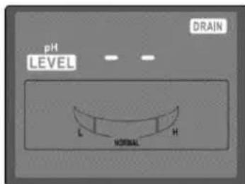pH LEVEL DRAIN NORMAL