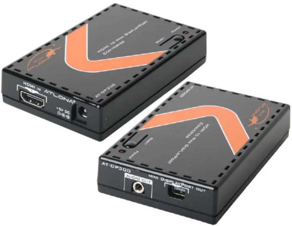 Atlona AT-DP300 - HDMI to Mini-DisplayPort Scaler/converter AT-DP300 - 1