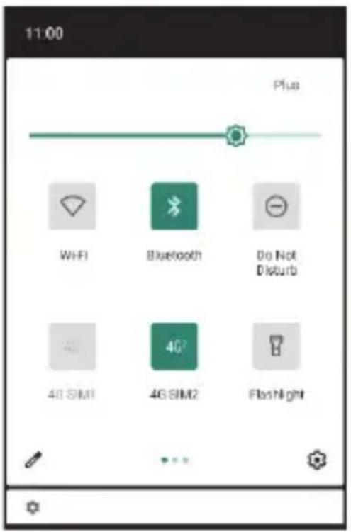 11:00 Plus WHFI Bluetooth Do Not Disturb 40 SIM1 46 SIM2 FlashNight