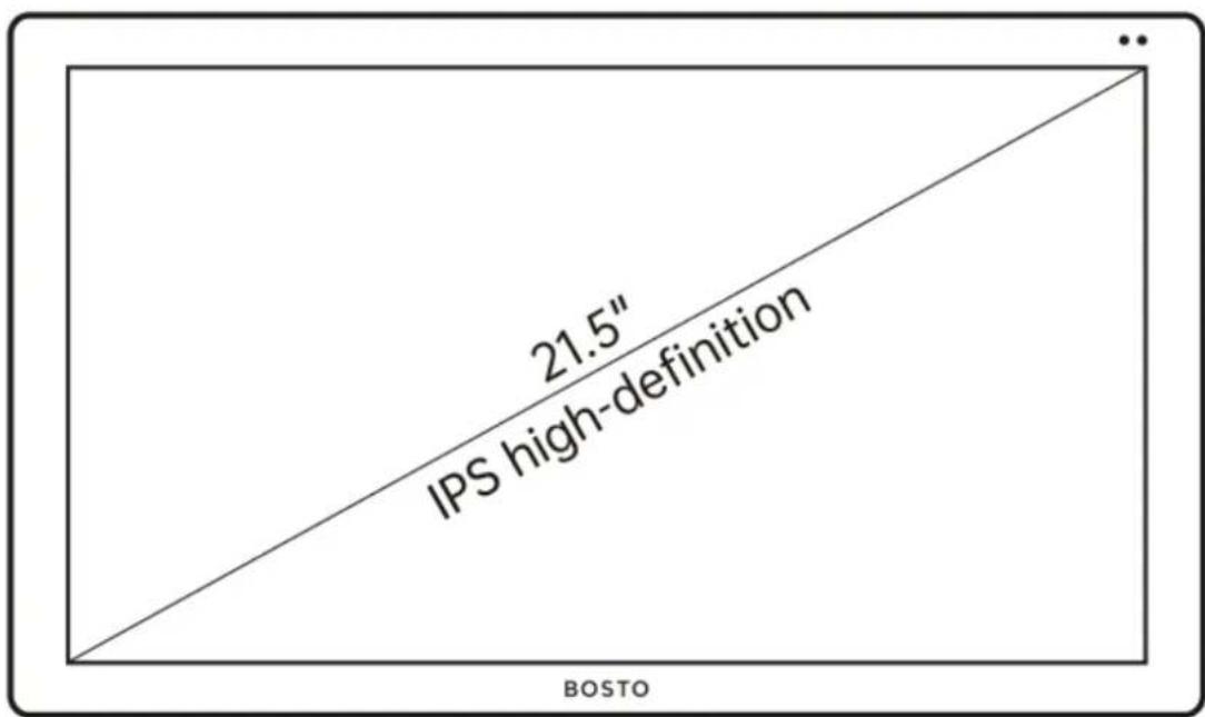 Jasność - Janość + Menu Przełącznik Powrót USB HDMI DC USB USB Mata antypoślizgowa Otwory do montażu VESA 75mm Mata antypoślizgowa