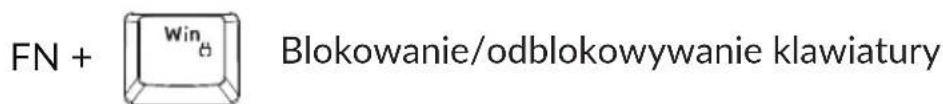 FN + Win Blokowanie/odblokowywanie klawiatury