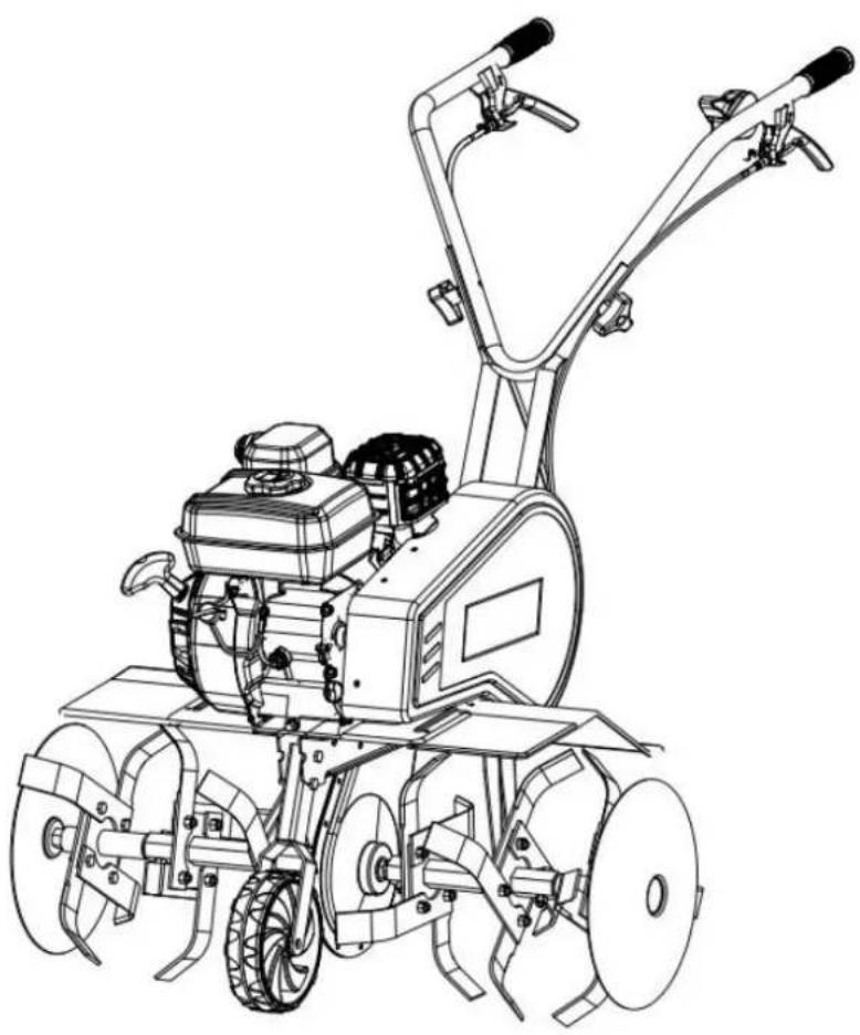 Greenso GS85-G212W - Glebogryzarka spalinowa TB85TR1 (GS85-G212W) - 1