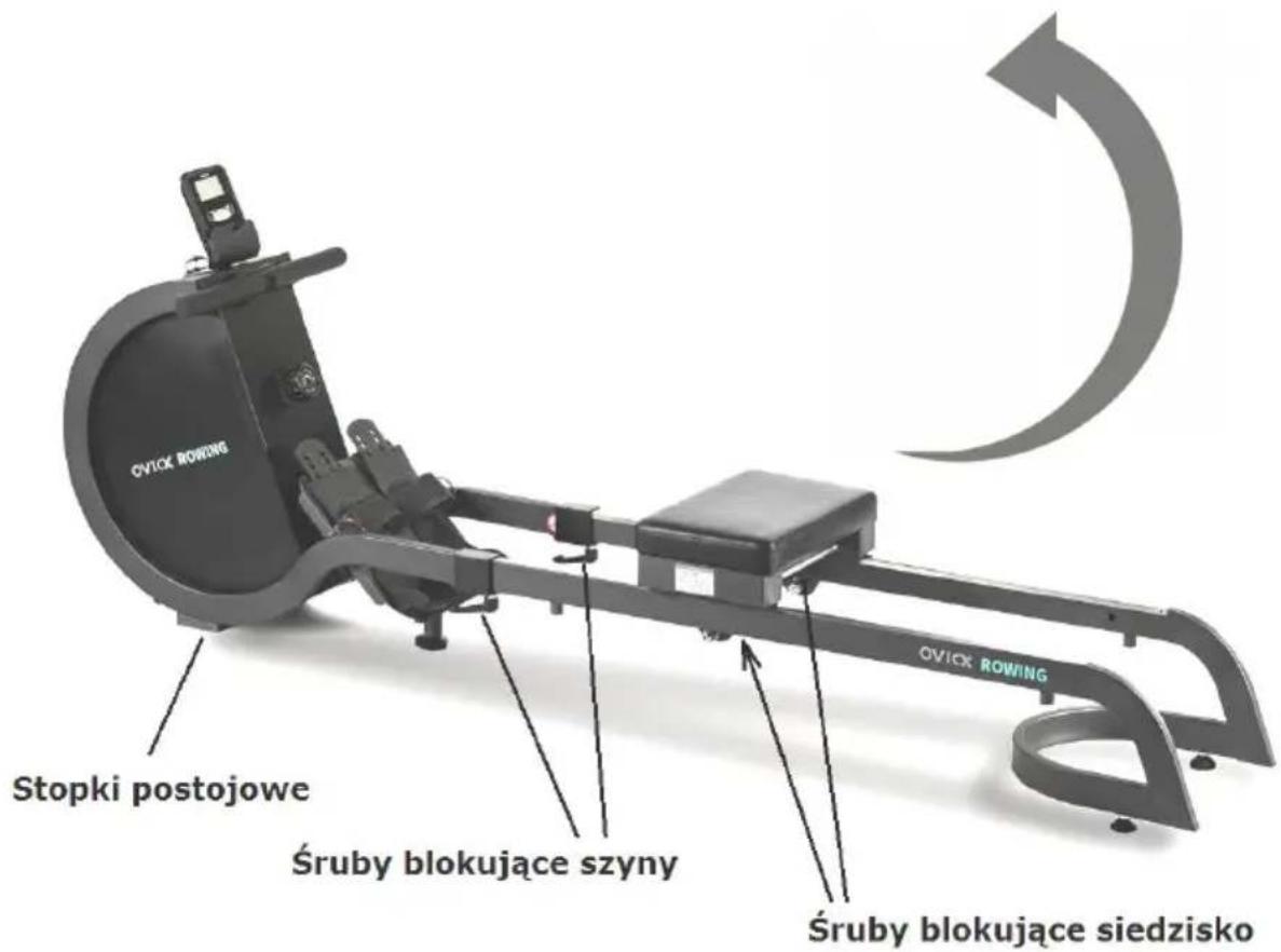 OVCX ROWING Stopki postojowe Śruby blokujące szyny Śruby blokujące siedzisko OVCX ROWING