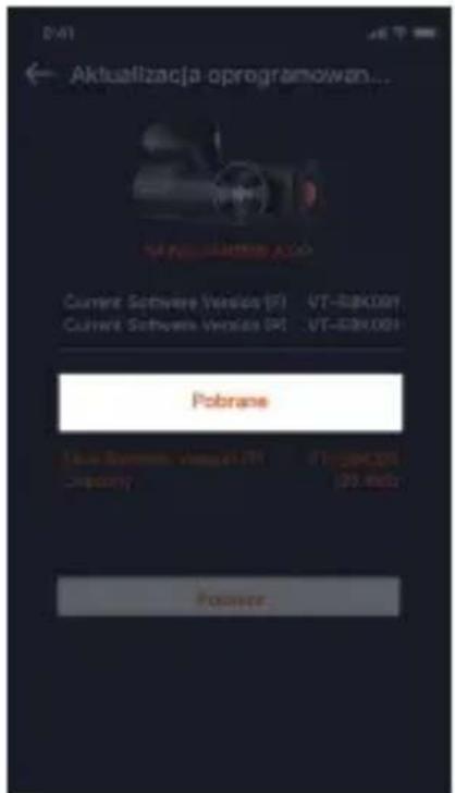 Aktualizacja oprogramowan... Current Software Version (F) VT-SB4009 Current Software Version (M) VT-SB4008 Pobrane Live Software Version (R) 21.004.20 Chisody 23.450 Power