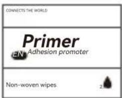 CONNECTS THE WORLD Primer EN Adhesion promoter Non-woven wipes