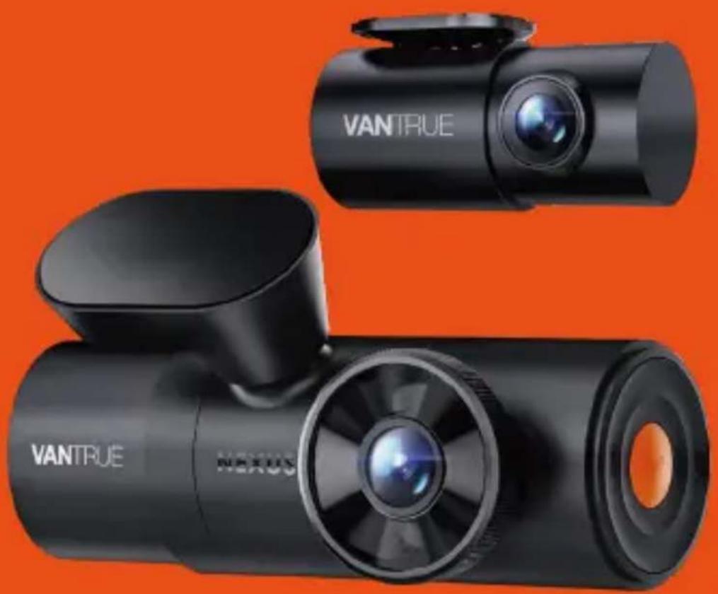 Vantrue Nexus N4 Pro - 3-kanałowej Inteligentnej Kamery Samochodowej Sterowanej Glosem - 1