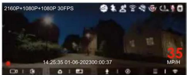 Vantrue Nexus N4 Pro - Low-light Night Vision w trybie parkingowym - 1