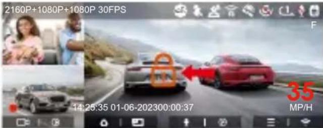 Vantrue Nexus N4 Pro - Nagrywanie zdarzeń - 2