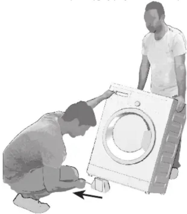 GRUNDIG GWN 48440 C - Usuwanie wzmocnienia opakowania - 1